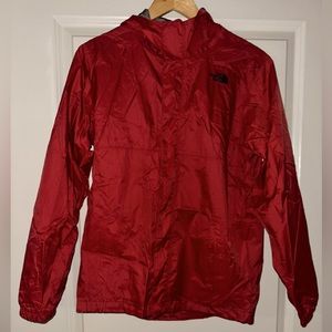 The North face Boys Hooded Rain jacket 
Size XL
